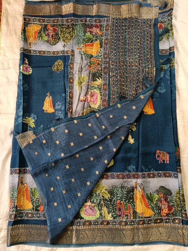 Pure Satin Dola - Prussian Blue