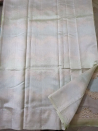 Pure Handloom Chiniya - Snowy Mint