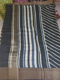 pure chanderi - Black