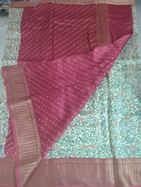pure chanderi - green