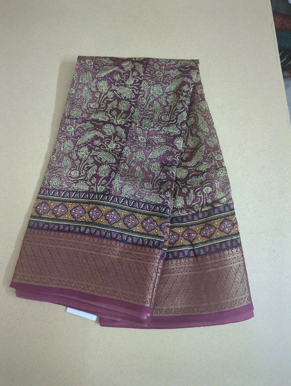 pure chanderi - Maroon