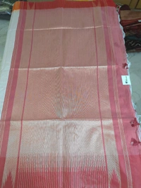 tusser weaving - White
