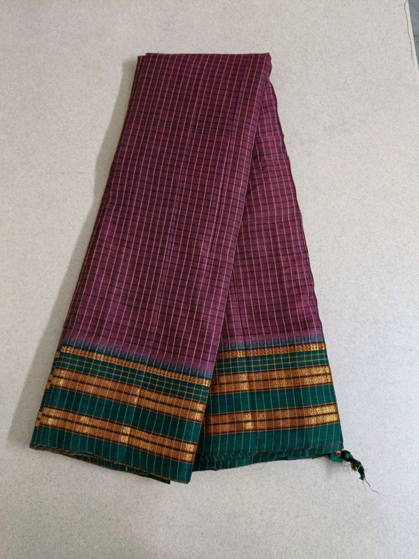 Pure Narayanapet Cotton - Maroon