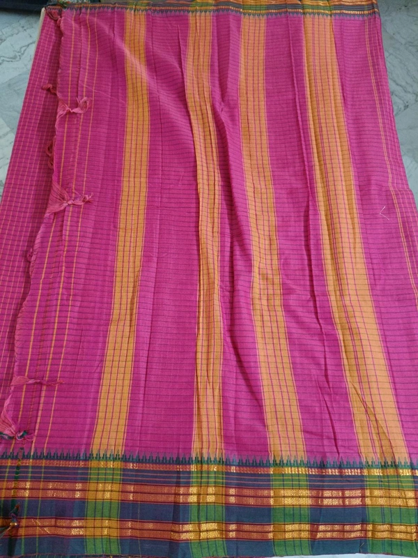 Pure Narayanapet Cotton - pink