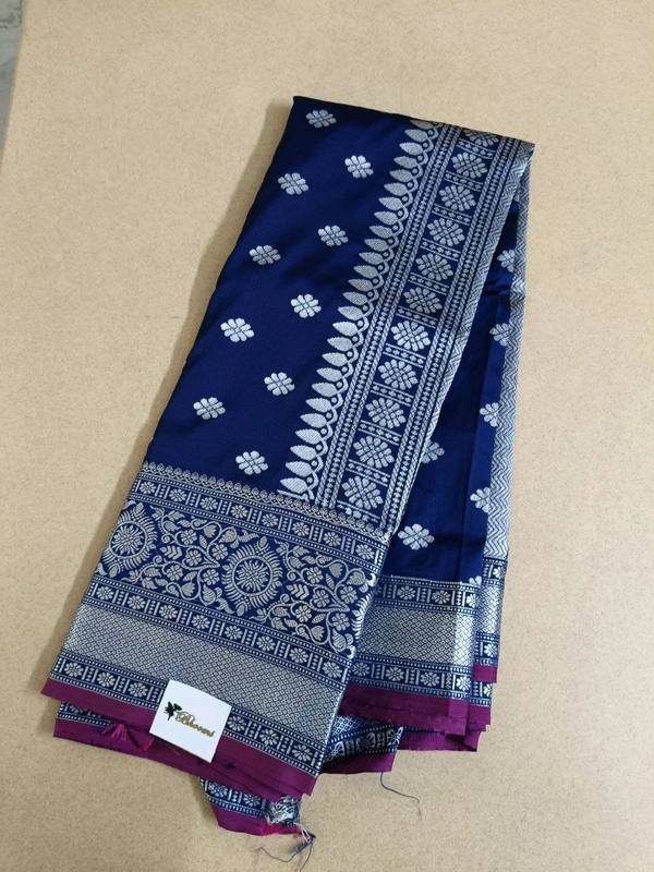 Beneras Silk - Navy Blue