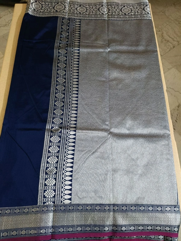 Beneras Silk - Navy Blue