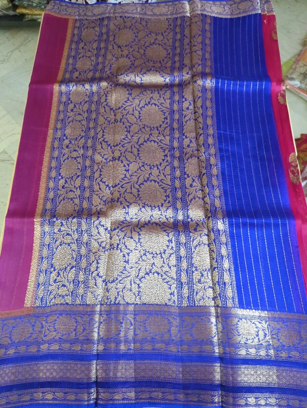 Pure Handloom Organza - pink