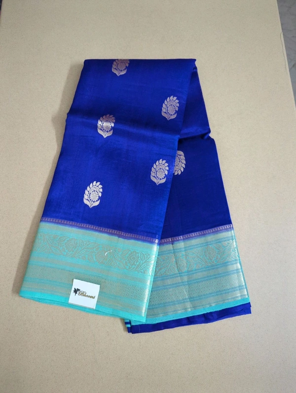 Pure Handloom Organza - Blue