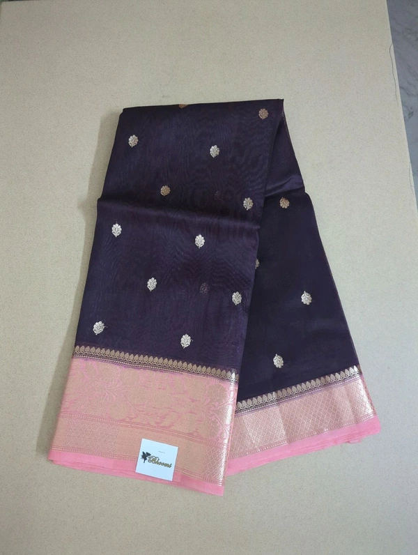 Pure Handloom Organza - Morocco Brown