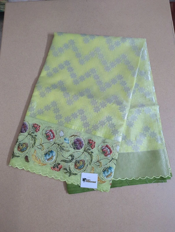 Designer Silk Kota - lemon yellow