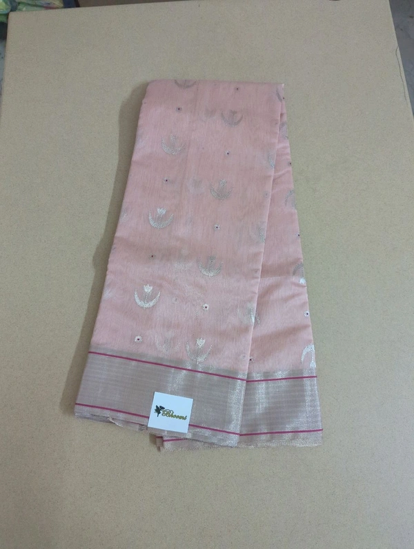 Pure  Chanderi Silk - Sundown