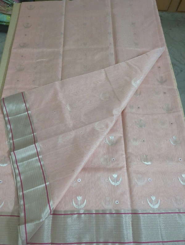Pure  Chanderi Silk - Sundown