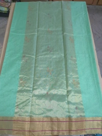 Pure  Chanderi Silk - lux green