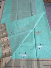 Pure  Chanderi Silk - lux green