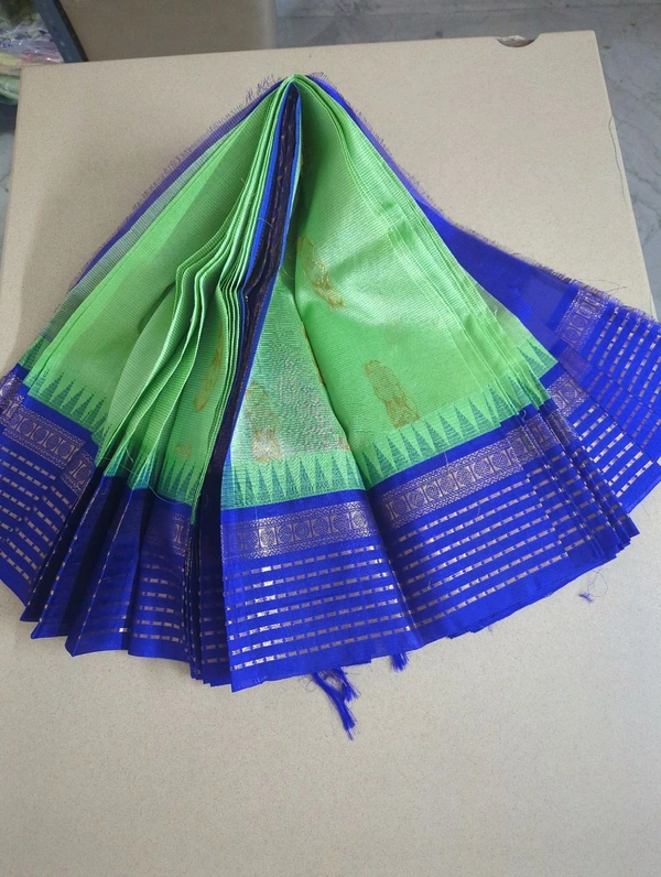 Pure Handloom Mangalagiri - Blue