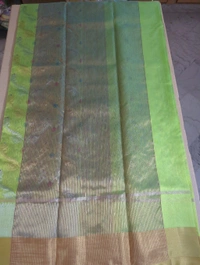 Pure Handloom Chanderi - green