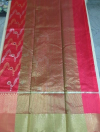Pure Handloom Chanderi - Red