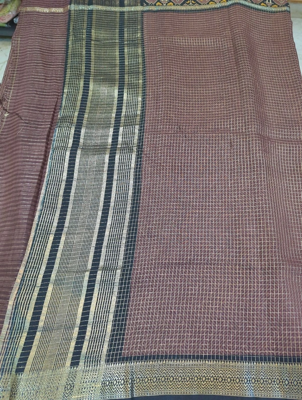 Tusser Checks - Morocco Brown