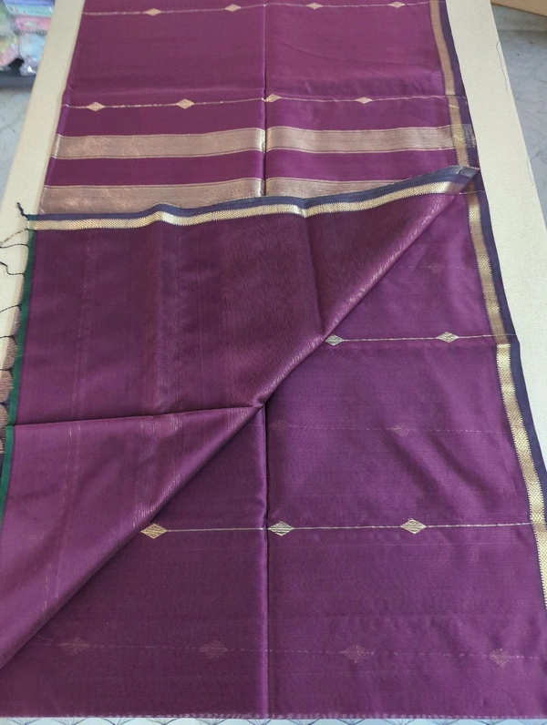 Pure Handloom Maheswari - brown