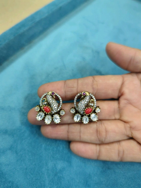 Mossonite  Studs Screw Back
