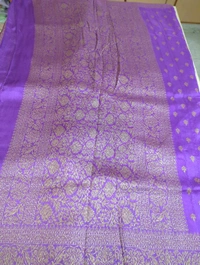 tusser georgette - Violet