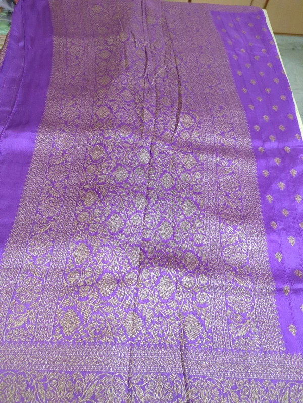 tusser georgette - Violet