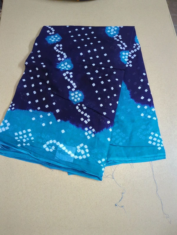 PURE COTTON NOOR BANDHAR - Navy Blue