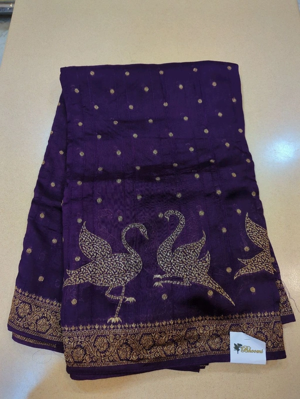 trusser georgette - Purple