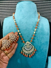 Diamond Copy Set With Real Quartz And Swarovski 