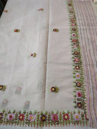 Kota Checks Handwork - Lavender blush