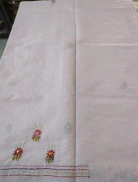 Kota Checks Handwork - Lavender blush