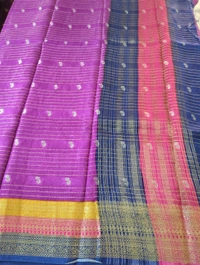 Pure Dola Kanchi Boarder - Electric Violet