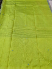 Pure Handloom Mangalagiri Pattu Embroidery  - Nobel 18