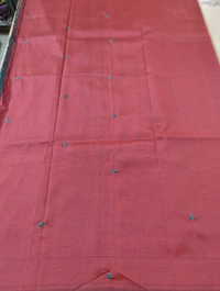 Pure Handloom Mangalagiri Pattu Embroidery  - Cyprus 22