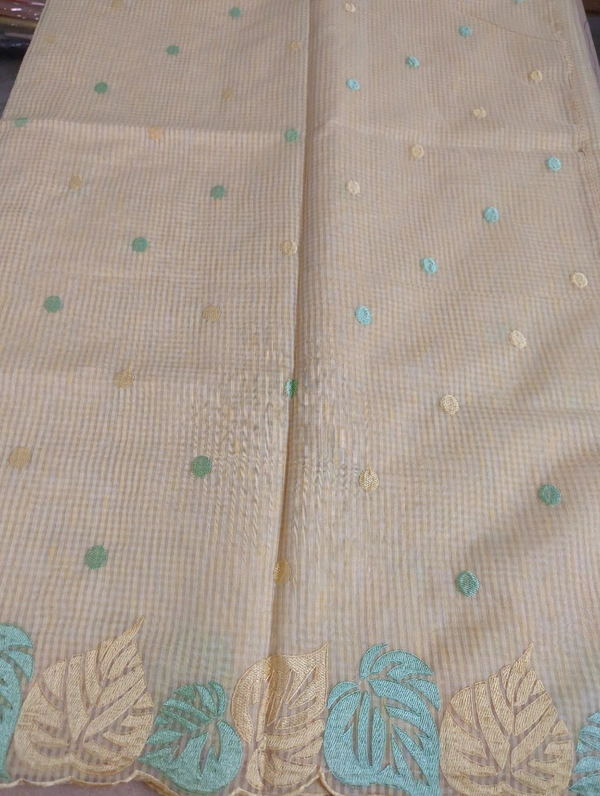 Cotton Doria Leaf Cut Work - Salomie 2