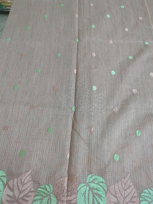 Cotton Doria Leaf Cut Work - Sundown 7