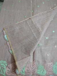 Cotton Doria Leaf Cut Work - Sundown 7