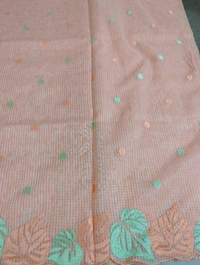 Cotton Doria Leaf Cut Work - Your Pink 10