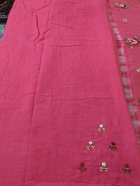 Pure Mulmul Cotton With Handwork - Mandy