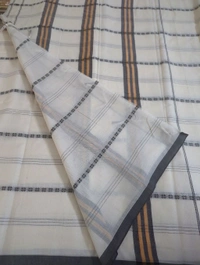 Pure Handloom Narayanapet  - White