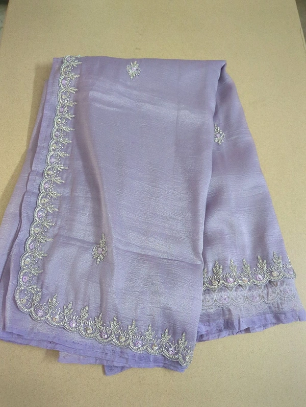 Pure Crush Muggam Silk - Blue Chalk