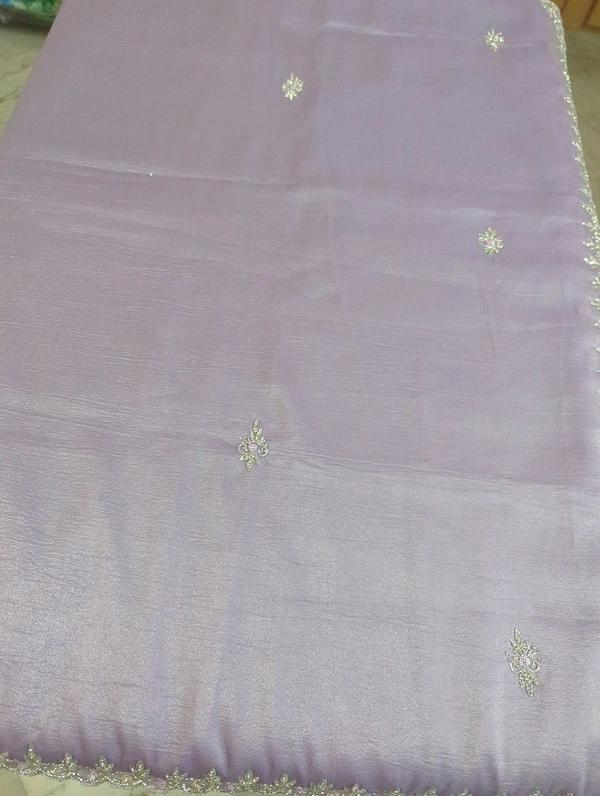 Pure Crush Muggam Silk - Blue Chalk