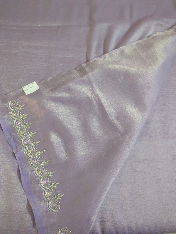 Pure Crush Muggam Silk - Blue Chalk