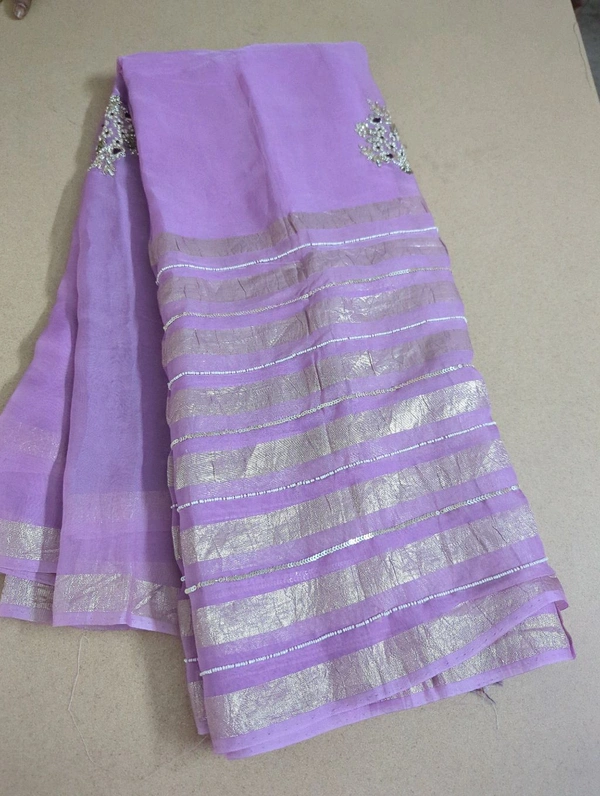 SOFT ORGANZA WORK - Mauve