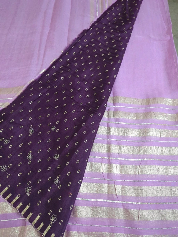 SOFT ORGANZA WORK - Mauve