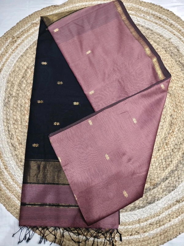 Pure Handloom Maheswari - Sundown