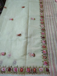 Kota Checks Handwork - Snowy Mint