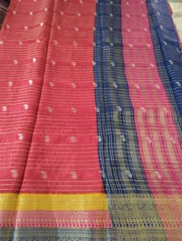 Pure Dola Kanchi Boarder - Red