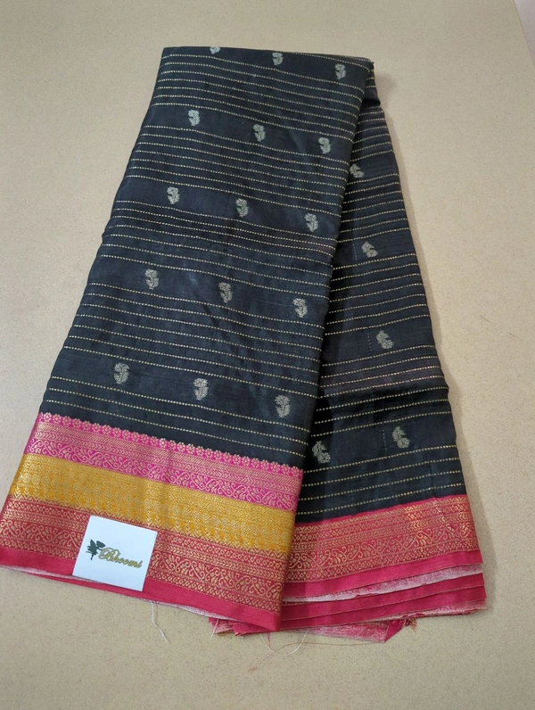 Pure Dola Kanchi Boarder - Black