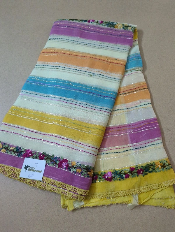 Pure Chiffon Handwork - Gold 8